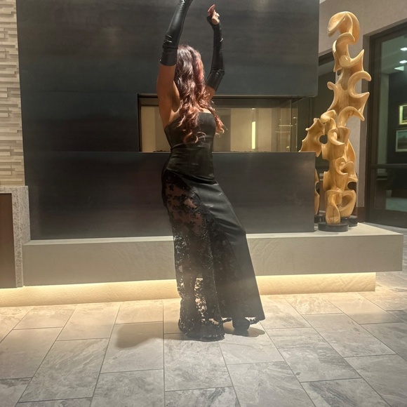 Retha strapless dress vegan gown - Picture 5 of 6